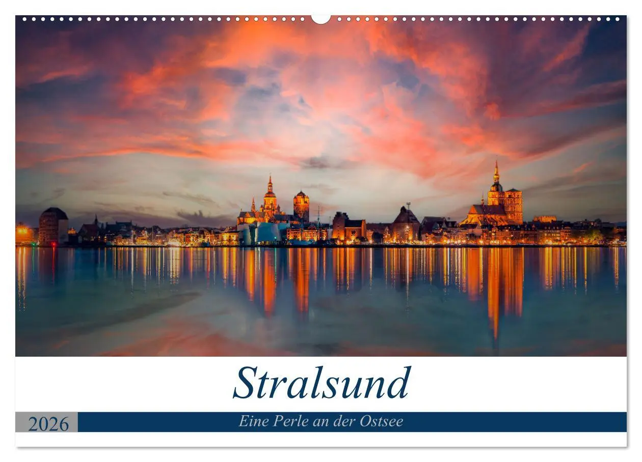 Cover: 9783457617823 | Stralsund, Eine Perle an der Ostsee (Wandkalender 2026 DIN A2...