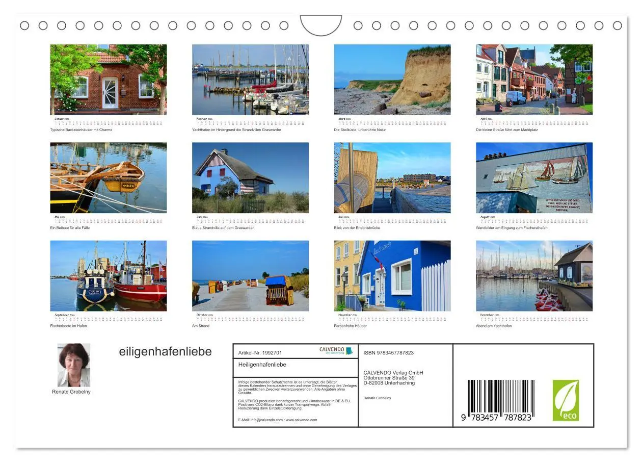 Bild: 9783457787823 | Heiligenhafenliebe (Wandkalender 2026 DIN A4 quer), CALVENDO...