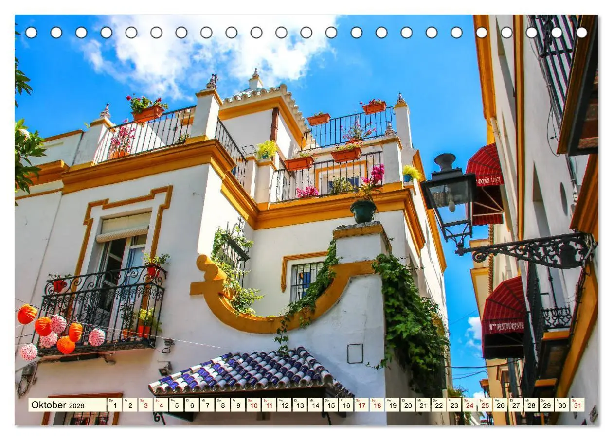 Bild: 9783457857823 | Idyllisches Andalusien (Tischkalender 2026 DIN A5 quer), CALVENDO...