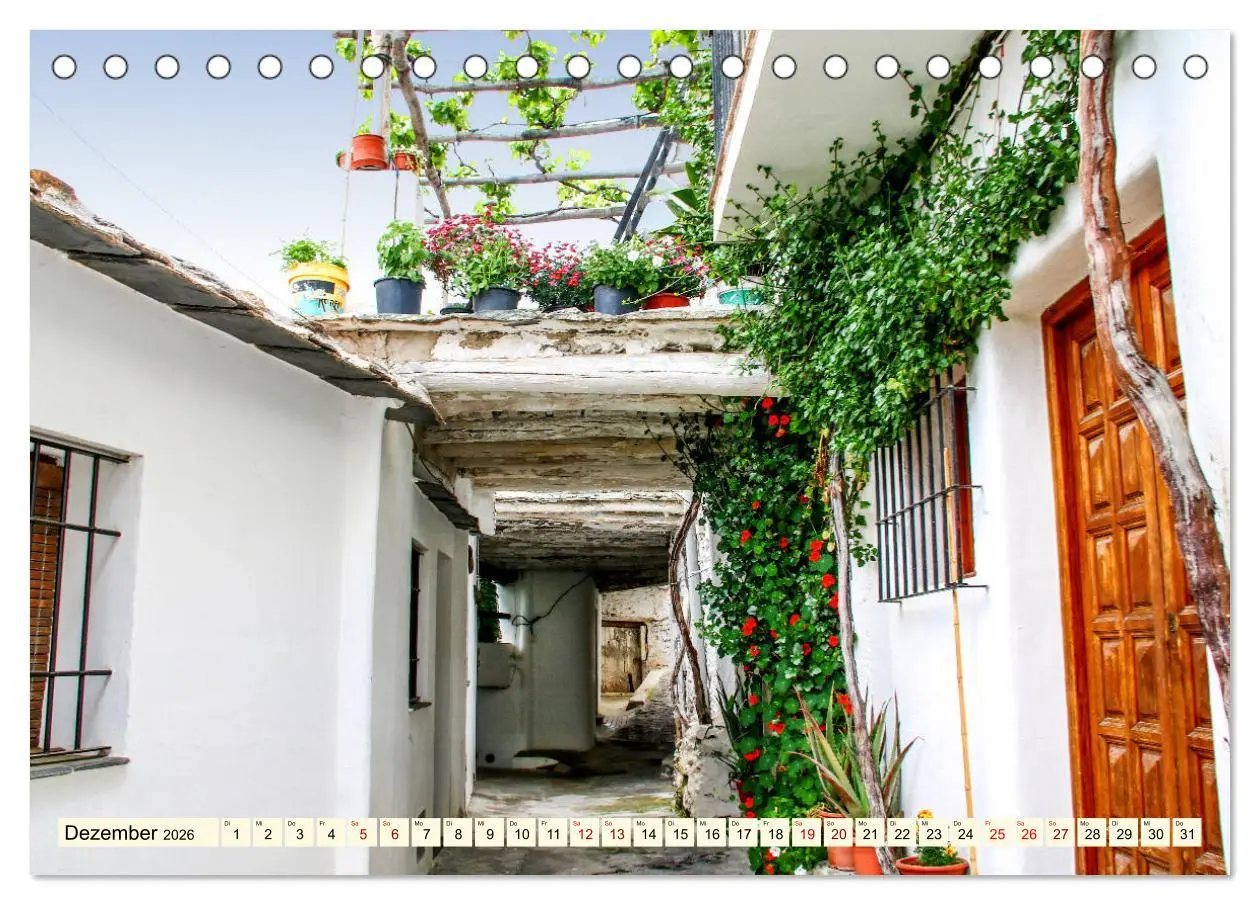 Bild: 9783457857823 | Idyllisches Andalusien (Tischkalender 2026 DIN A5 quer), CALVENDO...