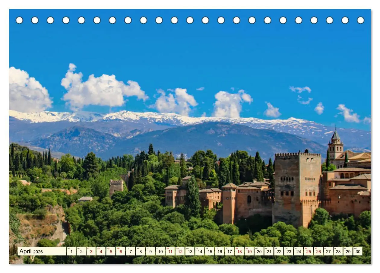Bild: 9783457857823 | Idyllisches Andalusien (Tischkalender 2026 DIN A5 quer), CALVENDO...
