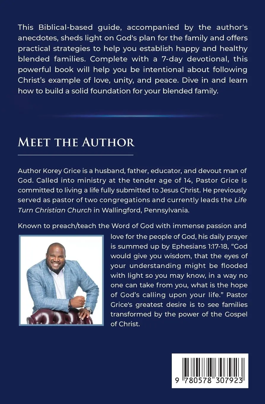 Rückseite: 9780578307923 | Blended | Biblical Strategies for the Blended Family | Korey V Grice