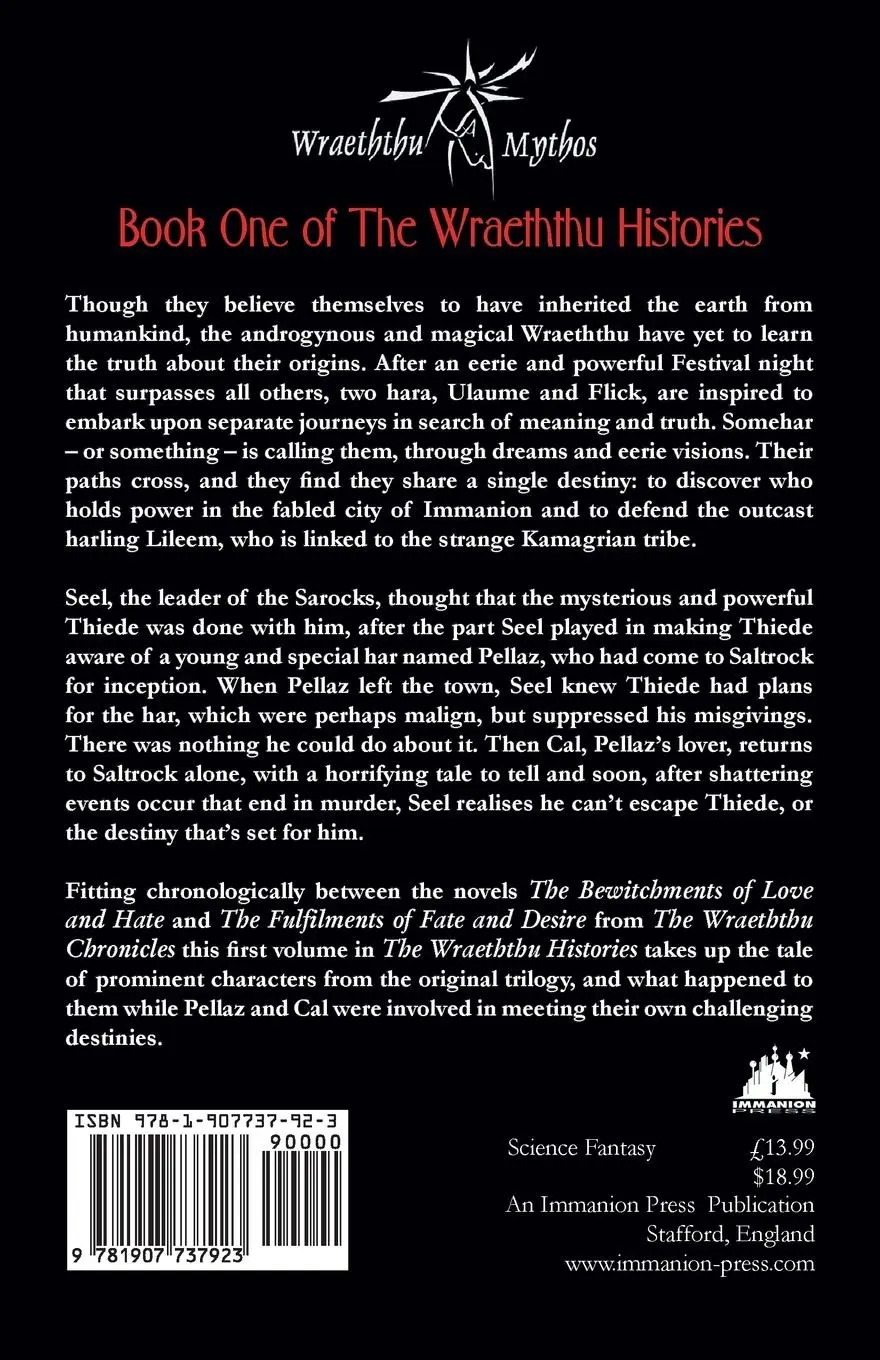 Rückseite: 9781907737923 | The Wraiths of Will and Pleasure | Book One of The Wraeththu Histories