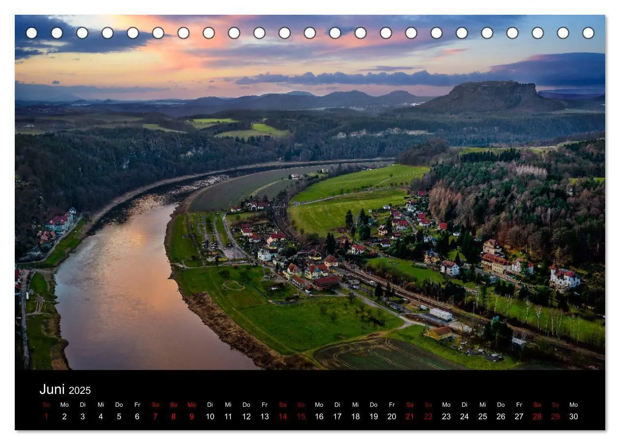 Bild: 9783435447923 | Dresden und Umland (Tischkalender 2025 DIN A5 quer), CALVENDO...