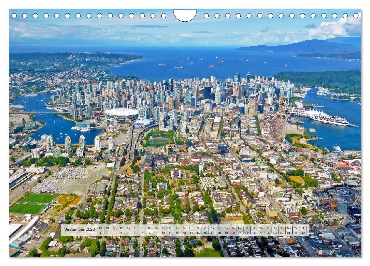 Bild: 9783457777923 | Vancouver Kanada 2026 (Wandkalender 2026 DIN A4 quer), CALVENDO...
