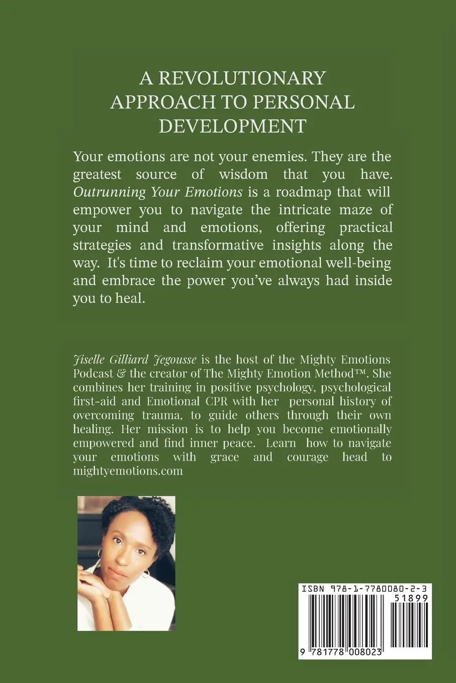 Rückseite: 9781778008023 | Outrunning Your Emotions | Jiselle Gilliard Jegousse | Taschenbuch