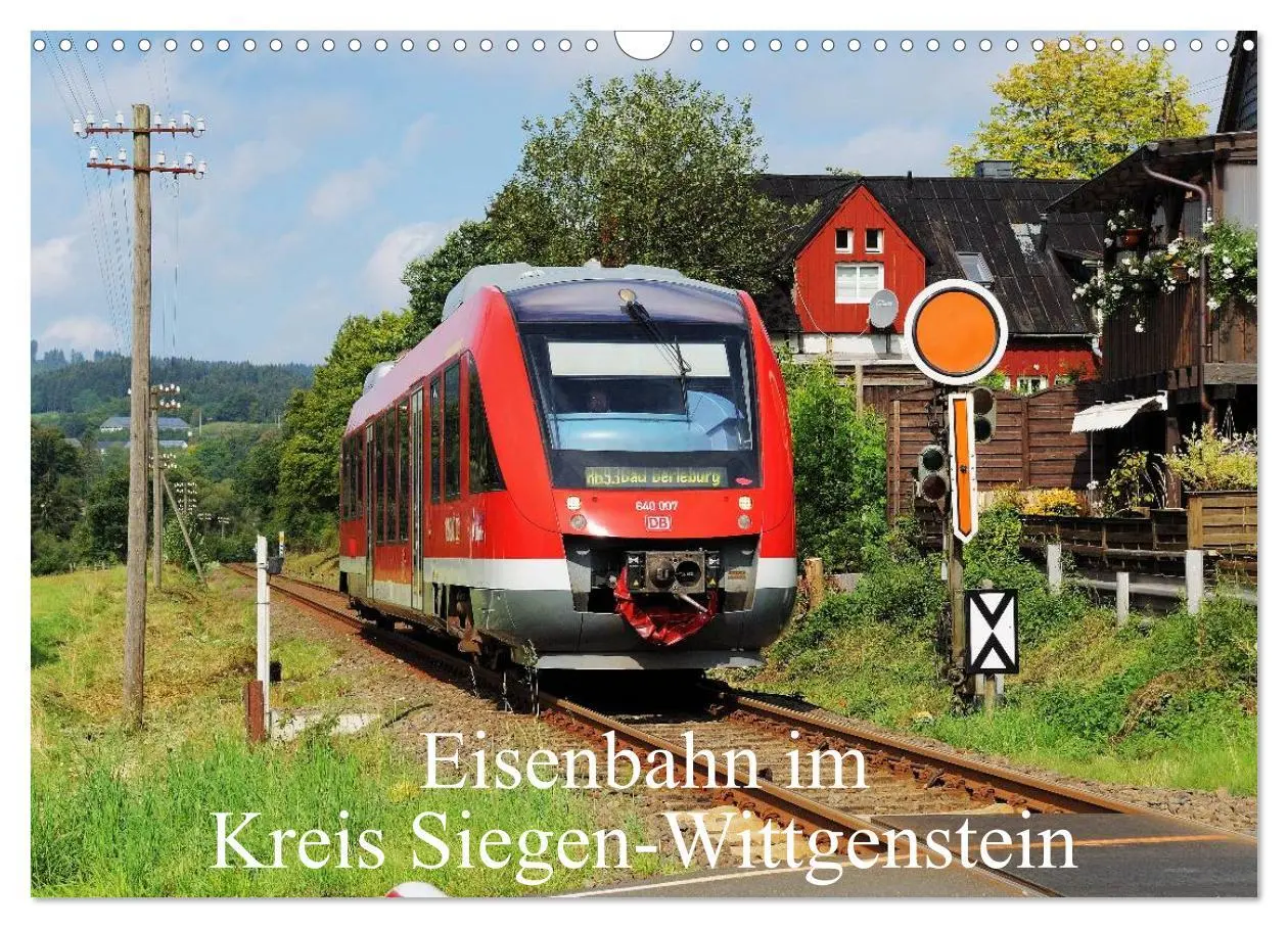 Cover: 9783516068023 | Eisenbahn im Kreis Siegen-Wittgenstein (Wandkalender 2026 DIN A3...