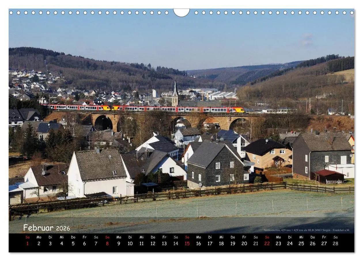 Bild: 9783516068023 | Eisenbahn im Kreis Siegen-Wittgenstein (Wandkalender 2026 DIN A3...