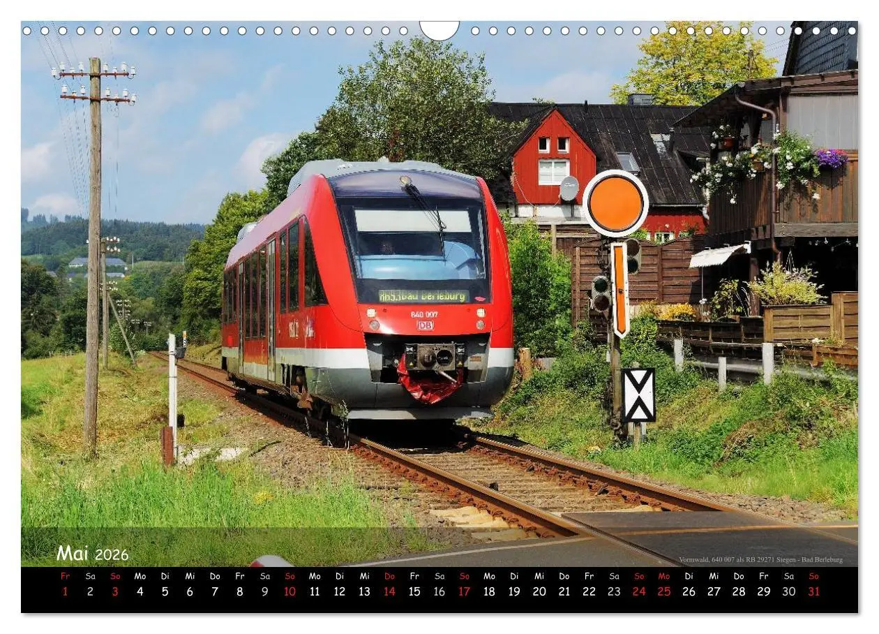 Bild: 9783516068023 | Eisenbahn im Kreis Siegen-Wittgenstein (Wandkalender 2026 DIN A3...