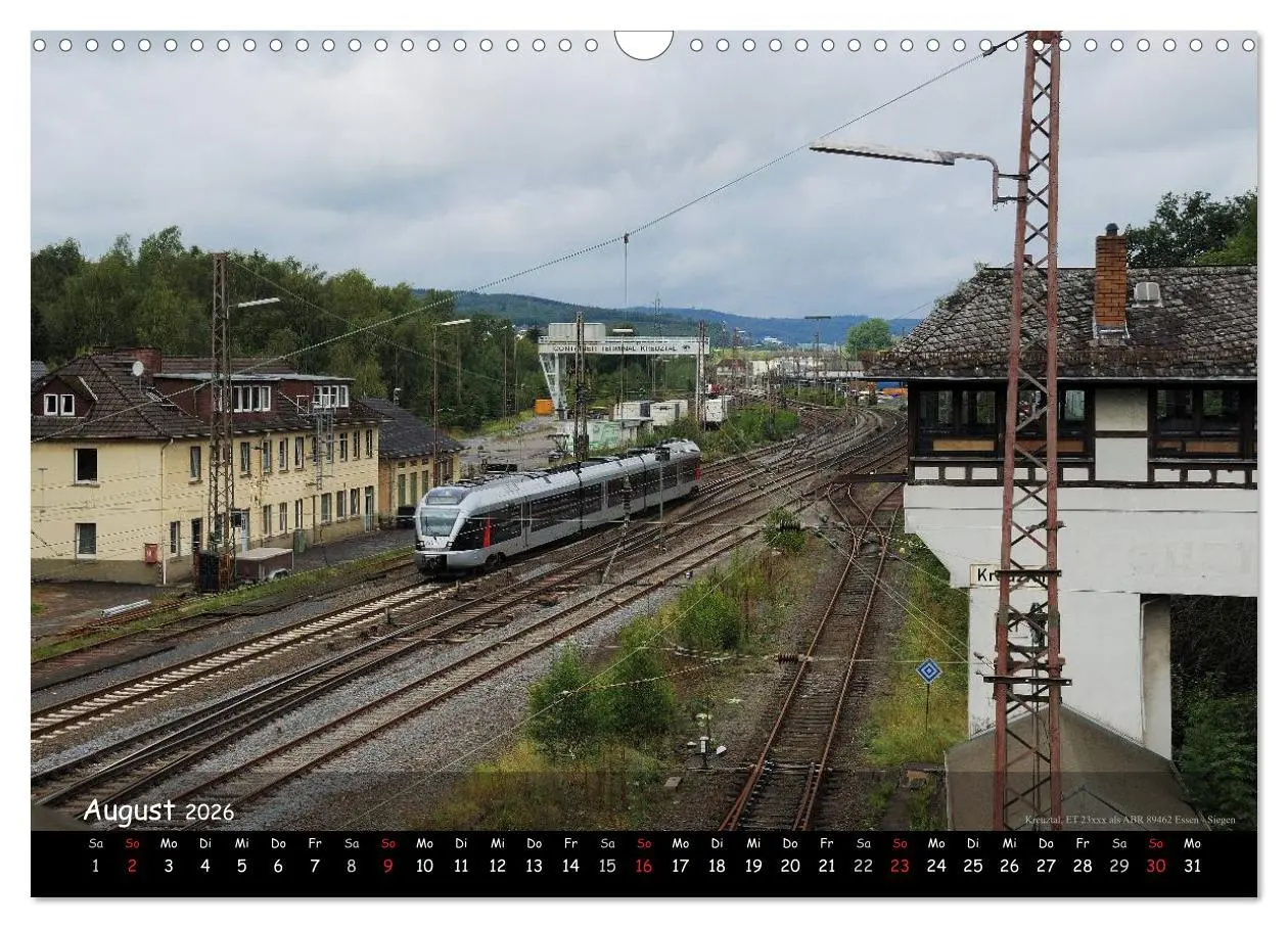 Bild: 9783516068023 | Eisenbahn im Kreis Siegen-Wittgenstein (Wandkalender 2026 DIN A3...