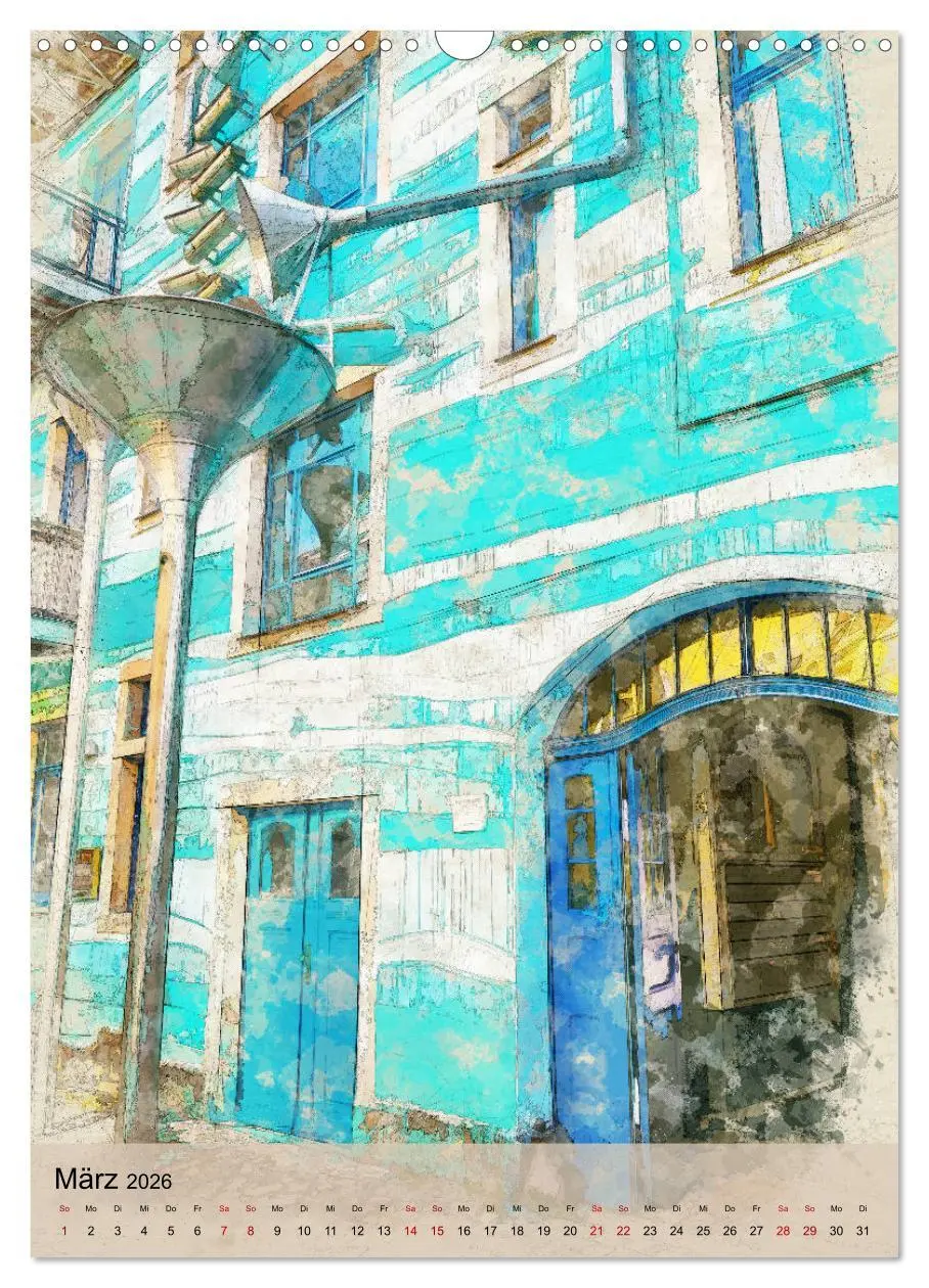 Bild: 9783516378023 | Dresden wie gemalt (Wandkalender 2026 DIN A3 hoch), CALVENDO...