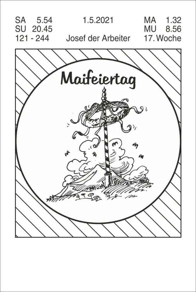 Bild: 9783756408023 | Tagesabreißkalender groß 2025 | Kalender | Geblockt | Kalender | 2025