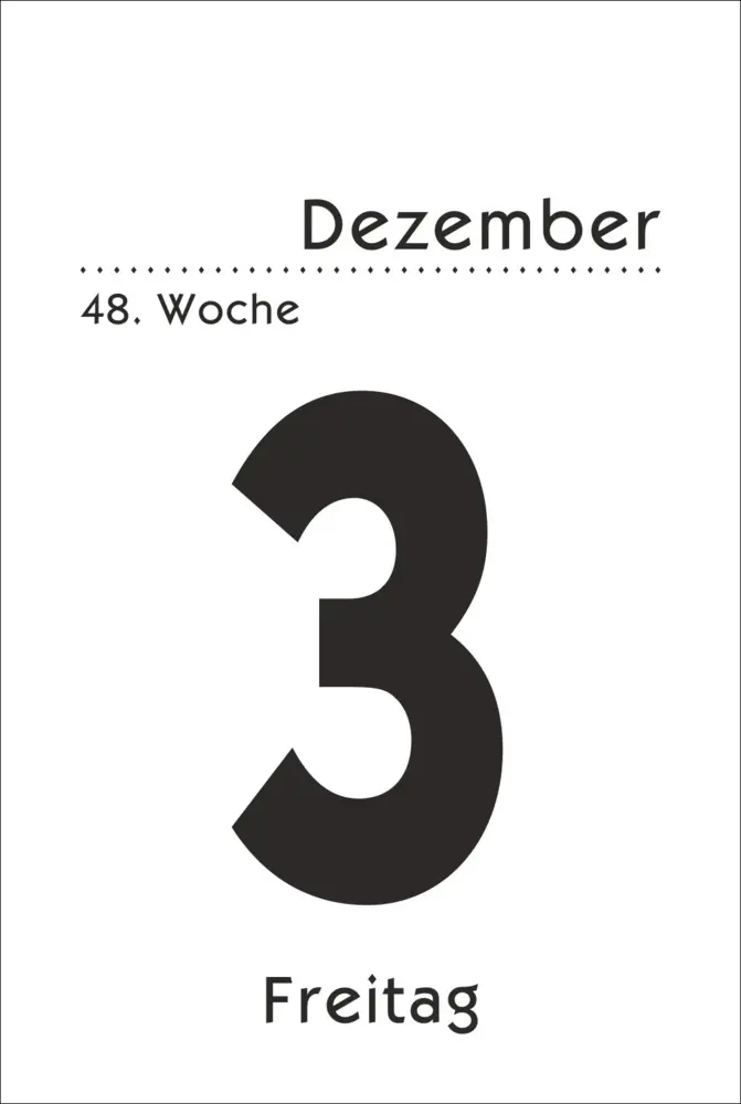 Bild: 9783756408023 | Tagesabreißkalender groß 2025 | Kalender | Geblockt | Kalender | 2025