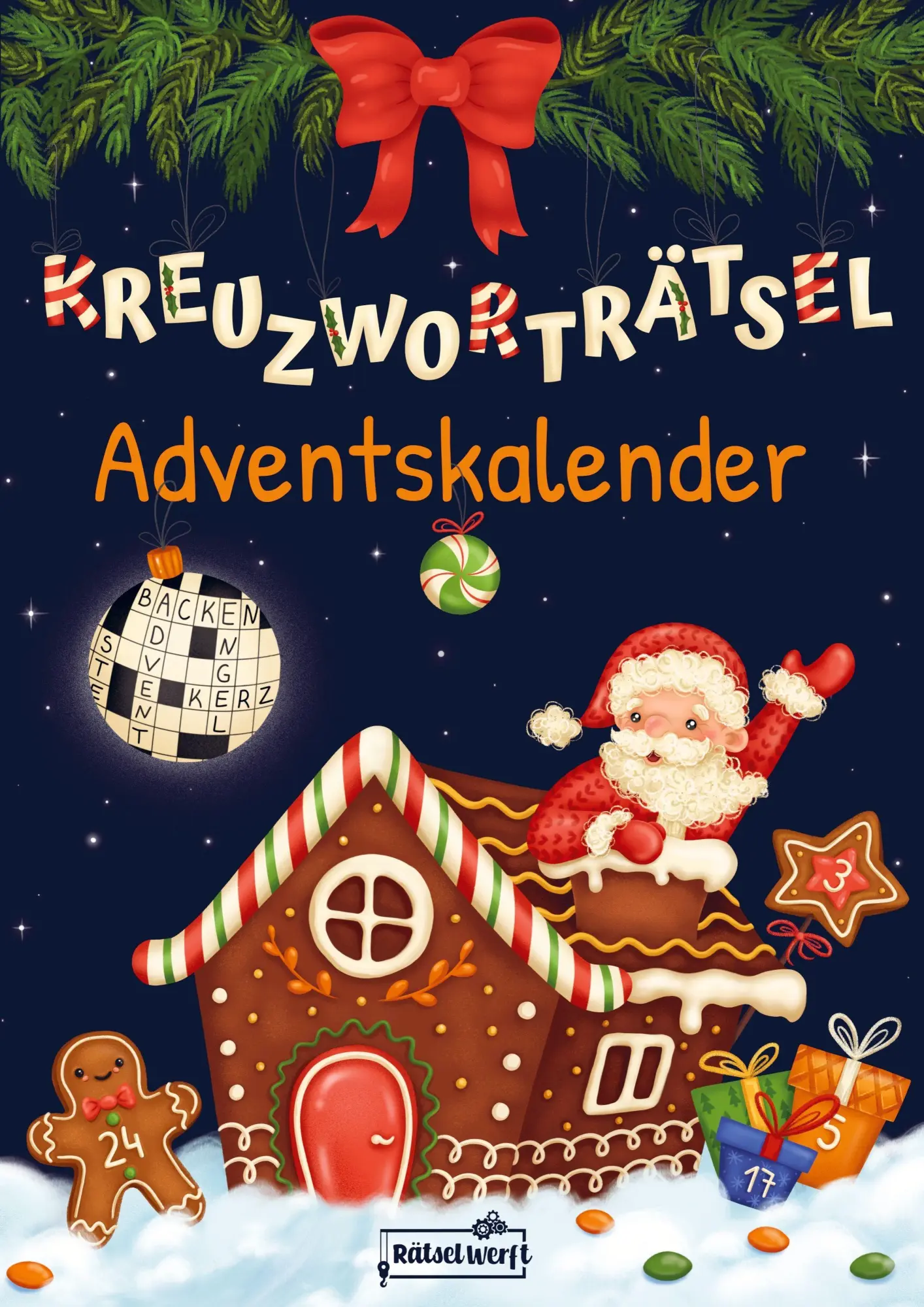 Cover: 9789403818023 | Kreuzworträtsel Adventskalender | Rätsel Werft | Taschenbuch | 112 S.