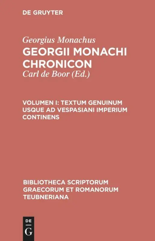 Cover: 9783110298123 | Textum genuinum usque ad Vespasiani imperium continens | Peter Wirth
