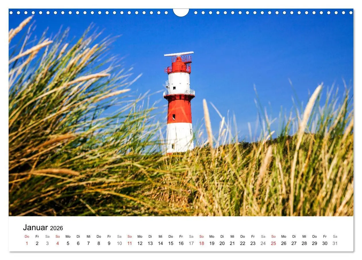 Bild: 9783457968123 | Borkum - Inselblicke (Wandkalender 2026 DIN A3 quer), CALVENDO...