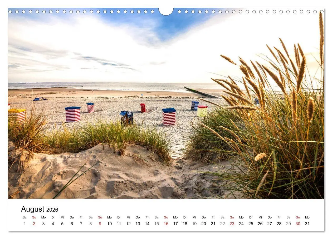 Bild: 9783457968123 | Borkum - Inselblicke (Wandkalender 2026 DIN A3 quer), CALVENDO...