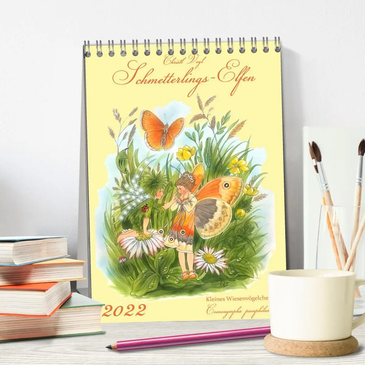 Bild: 9783516368123 | Schmetterlings-Elfen (Tischkalender 2026 DIN A5 hoch), CALVENDO...