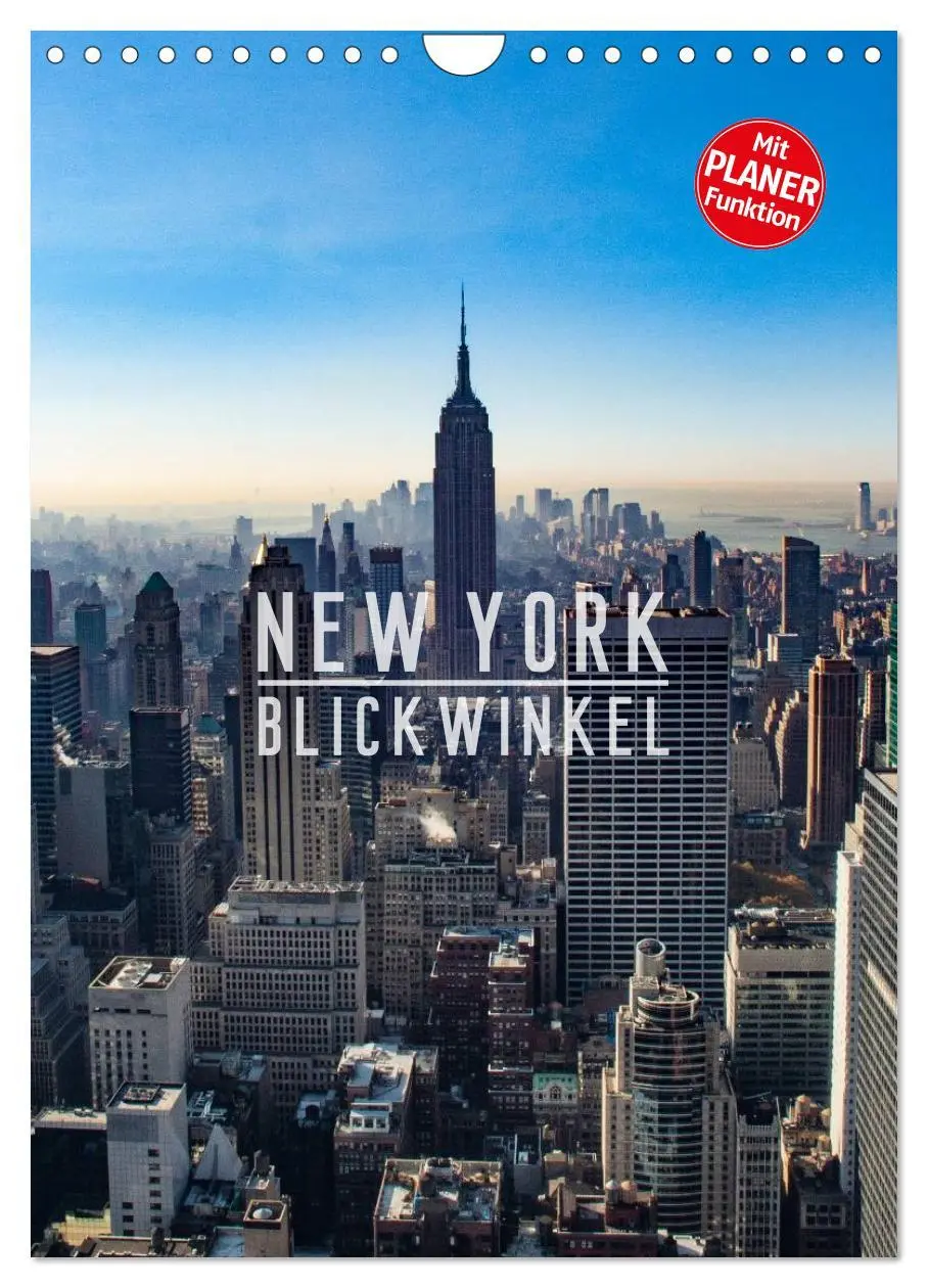 Cover: 9783516438123 | New York - Blickwinkel (Wandkalender 2026 DIN A4 hoch), CALVENDO...