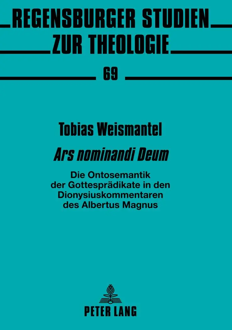 Cover: 9783631588123 | 'Ars nominandi Deum' | Tobias Weismantel | Buch | Deutsch | 2010