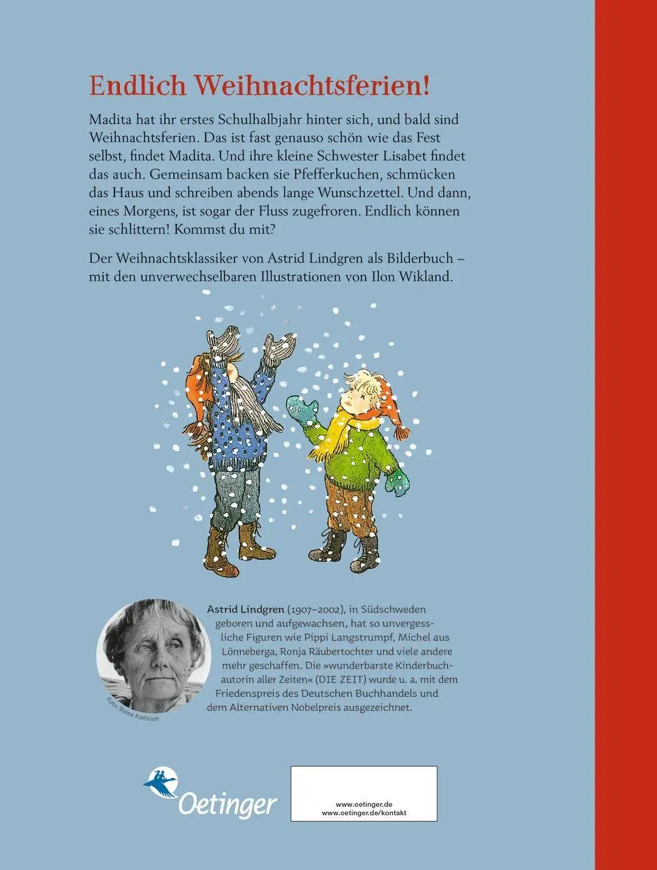 Autor: 9783751208123 | Wie gut, dass es Weihnachtsferien gibt, sagte Madita | Astrid Lindgren