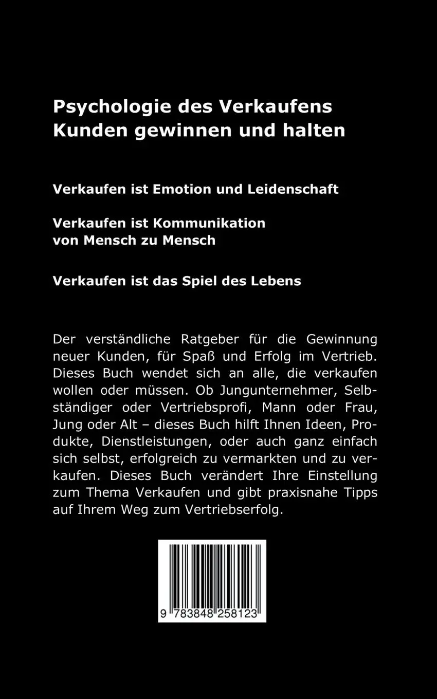 Rückseite: 9783848258123 | Verkaufen ist wie Flirten | Wilhelm Gerbert | Taschenbuch | Paperback