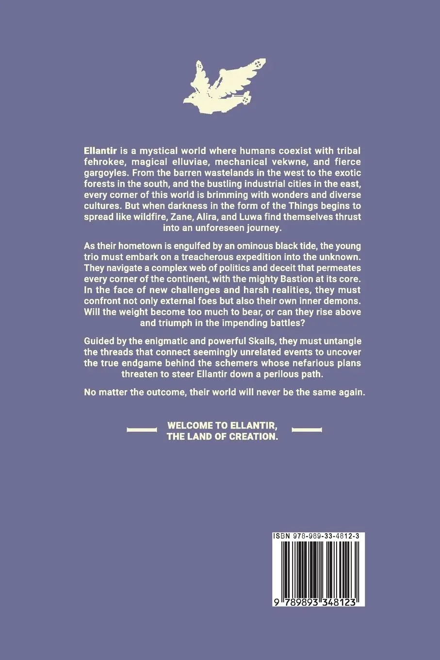 Rückseite: 9789893348123 | Ellantir | The Flaw in Creation | Fred Olaio | Taschenbuch | Englisch