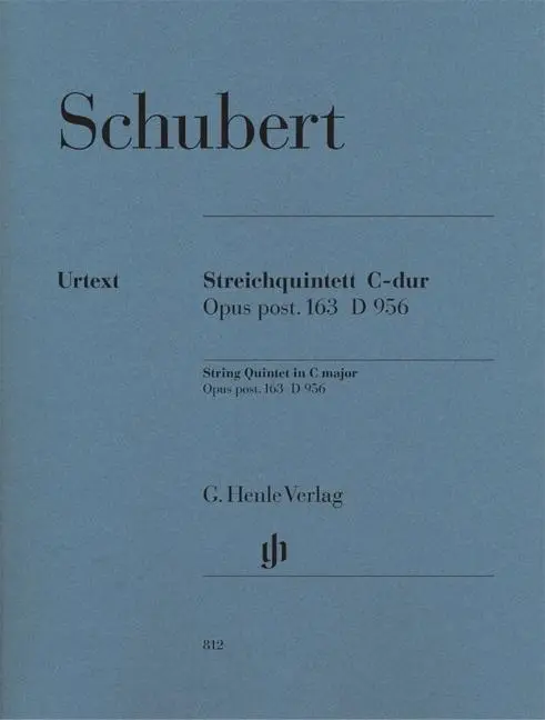 Cover: 9790201808123 | String Quintet C major op. post. 163 D 956 | Franz Schubert | Buch