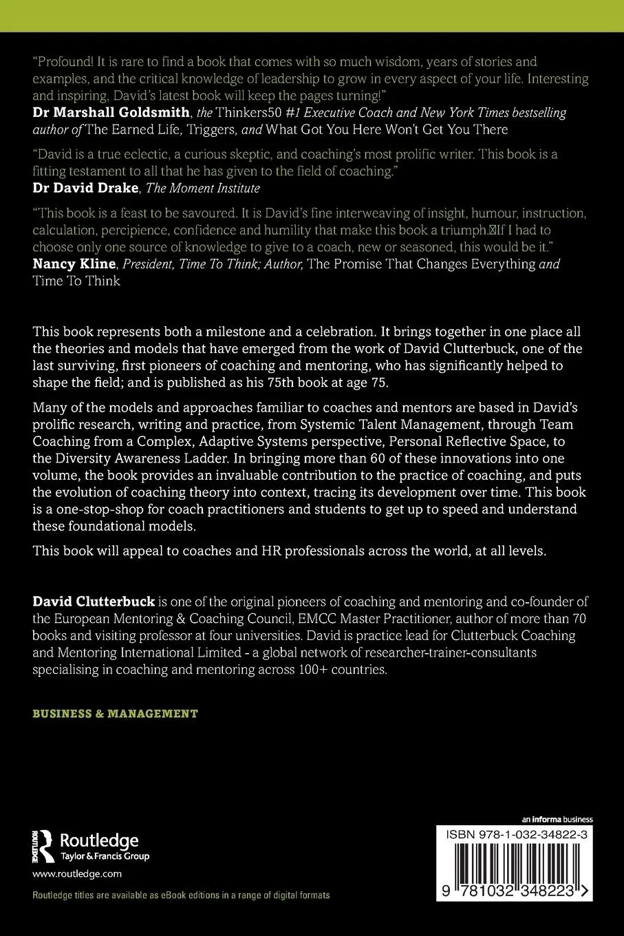 Rückseite: 9781032348223 | Coaching and Mentoring | David Clutterbuck | Taschenbuch | Englisch