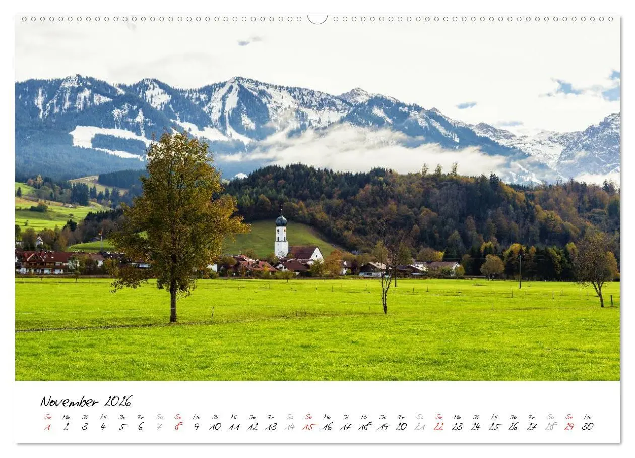 Bild: 9783516038323 | Erlebnis Oberallgäu (Wandkalender 2026 DIN A2 quer), CALVENDO...