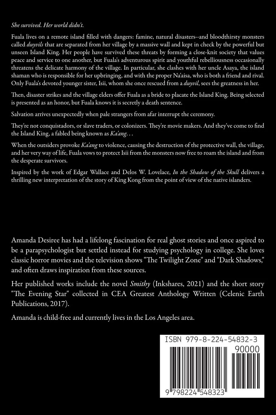 Rückseite: 9798224548323 | In the Shadow of the Skull | Amanda Desiree | Taschenbuch | Englisch