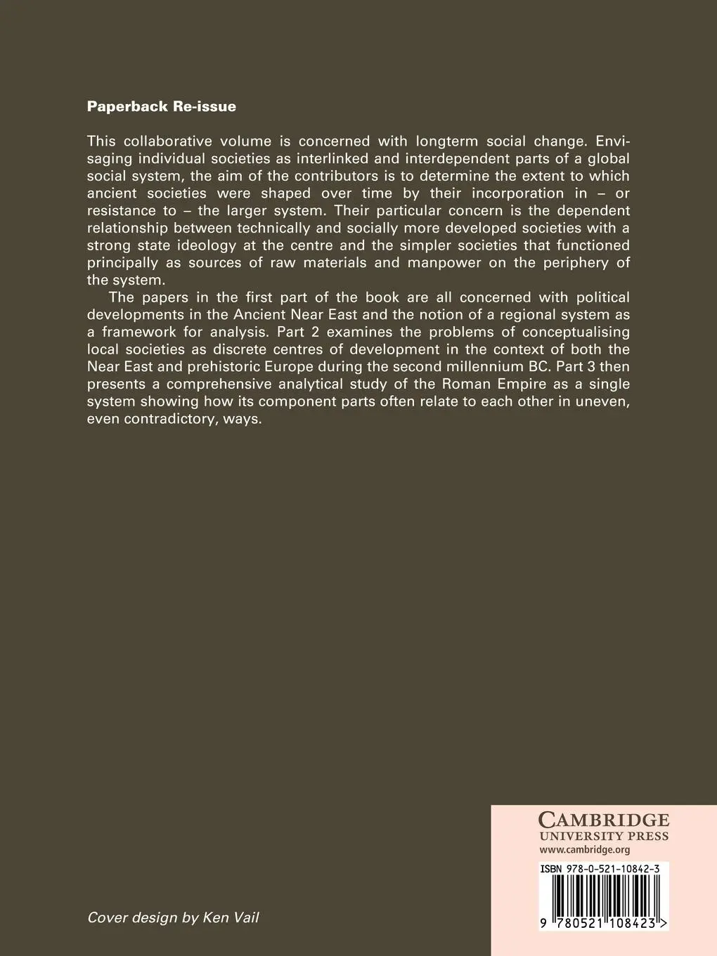 Rückseite: 9780521108423 | Centre and Periphery in the Ancient World | Rowlands (u. a.) | Buch