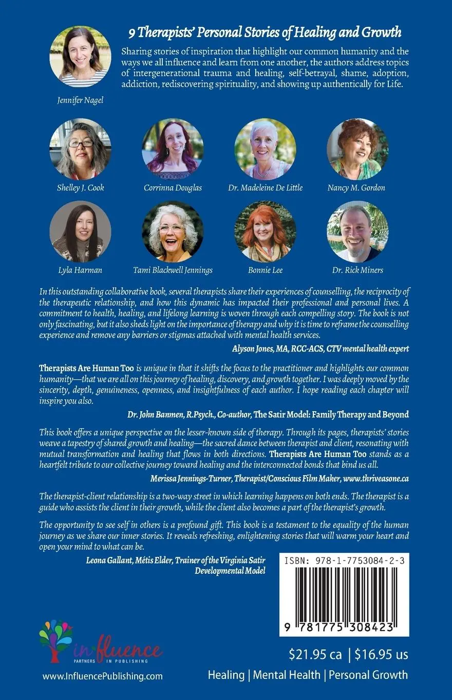 Rückseite: 9781775308423 | Therapists Are Human Too The Healing Journey of Reciprocity | Nagel