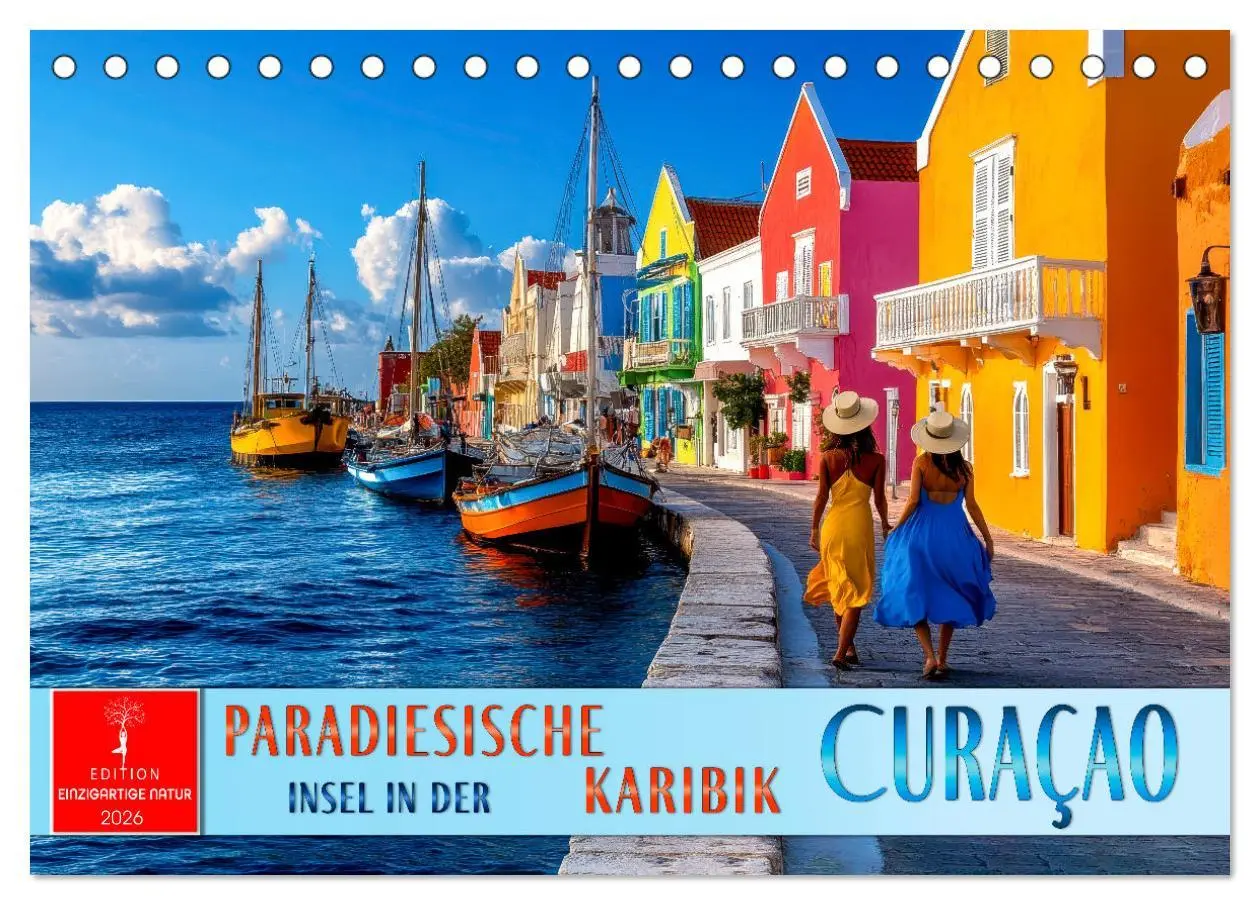 Cover: 9783457248423 | Curaçao - paradiesische Insel in der Karibik (Tischkalender 2026...