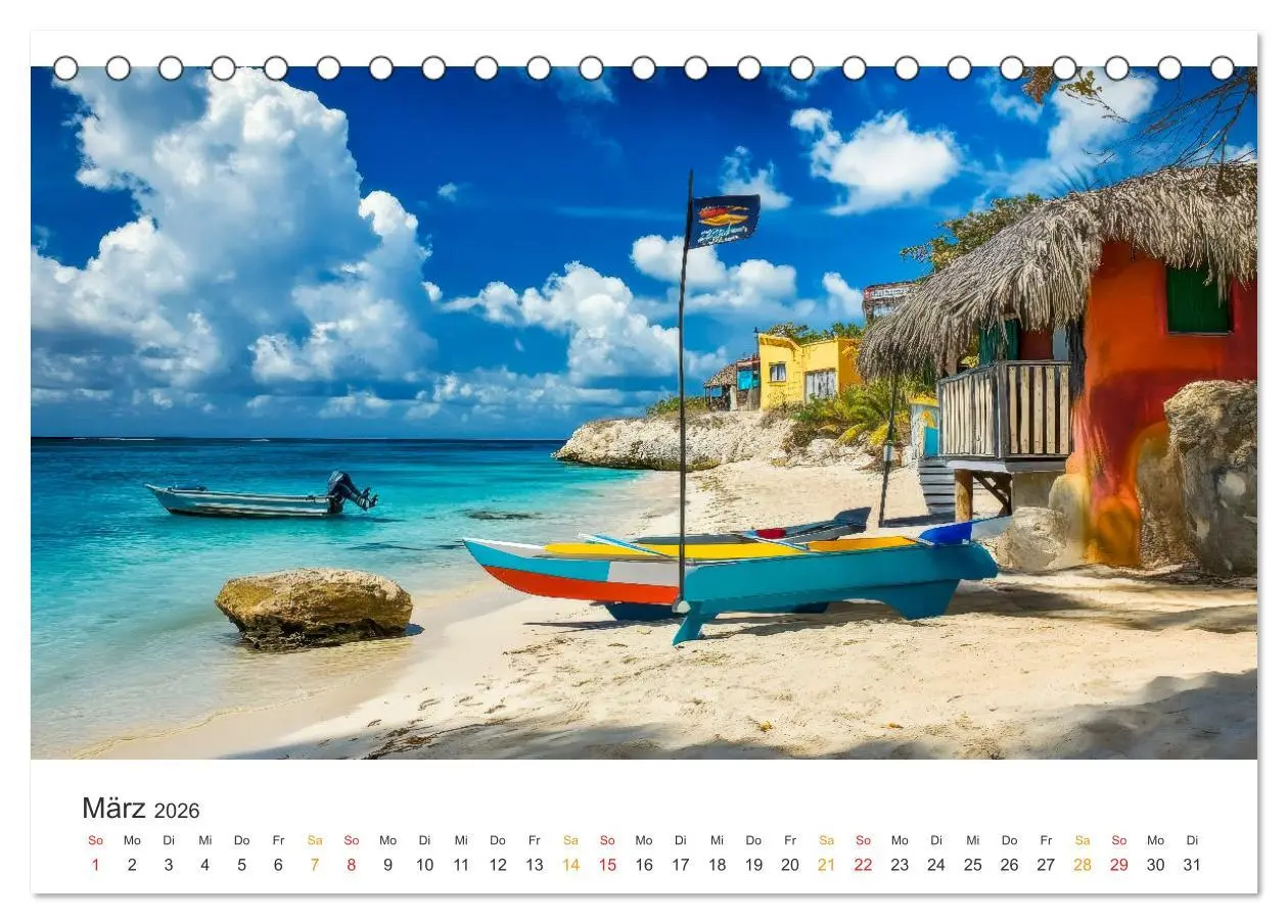 Bild: 9783457248423 | Curaçao - paradiesische Insel in der Karibik (Tischkalender 2026...