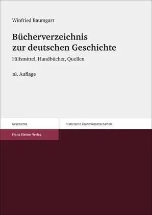 Bild: 9783515108423 | Bücherverzeichnis zur deutschen Geschichte | Winfried Baumgart | Buch