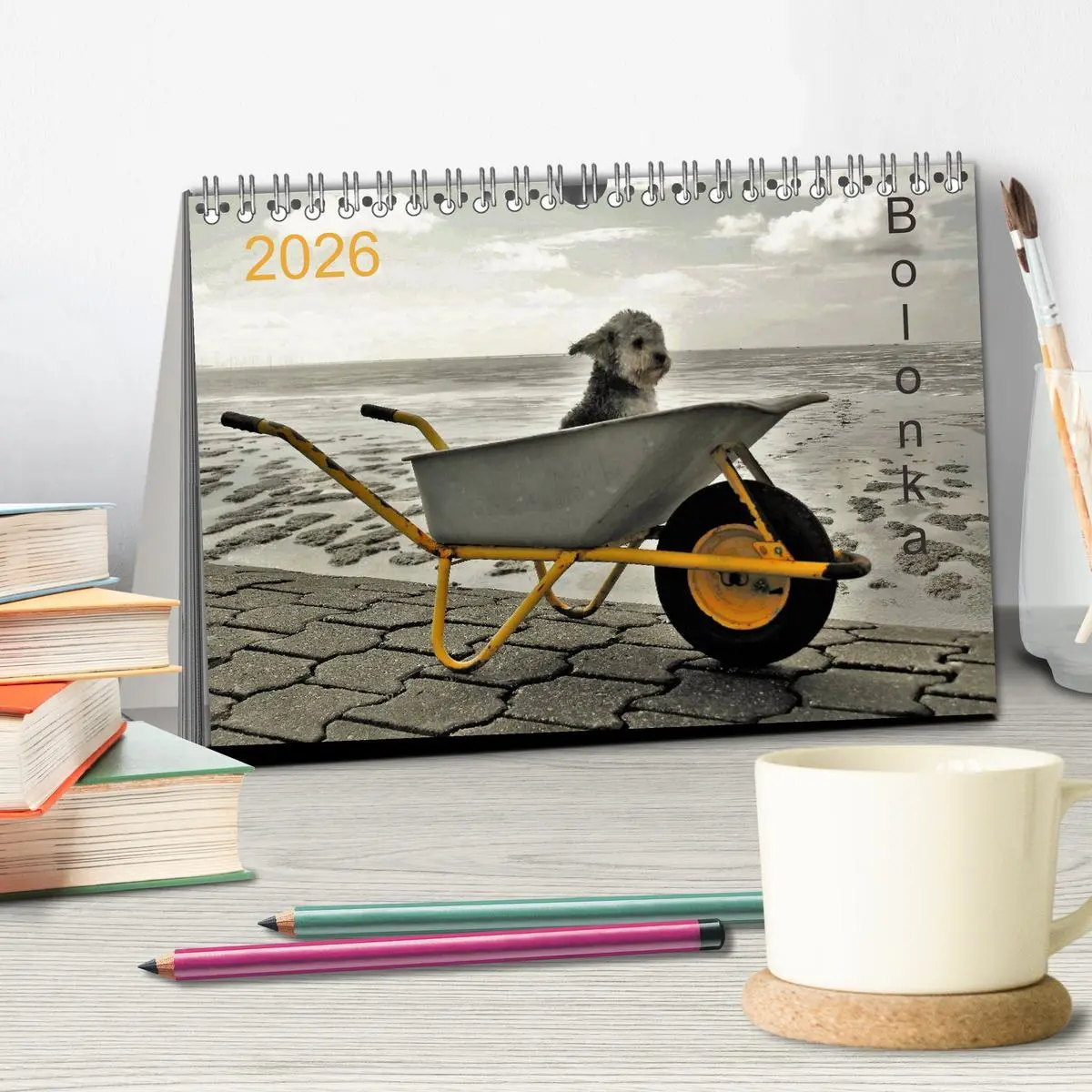 Bild: 9783516028423 | Bolonka 2026 (Tischkalender 2026 DIN A5 quer), CALVENDO Monatskalender