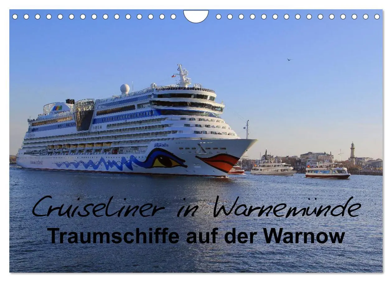 Cover: 9783516198423 | Cruiseliner in Warnemünde (Wandkalender 2026 DIN A4 quer), CALVENDO...
