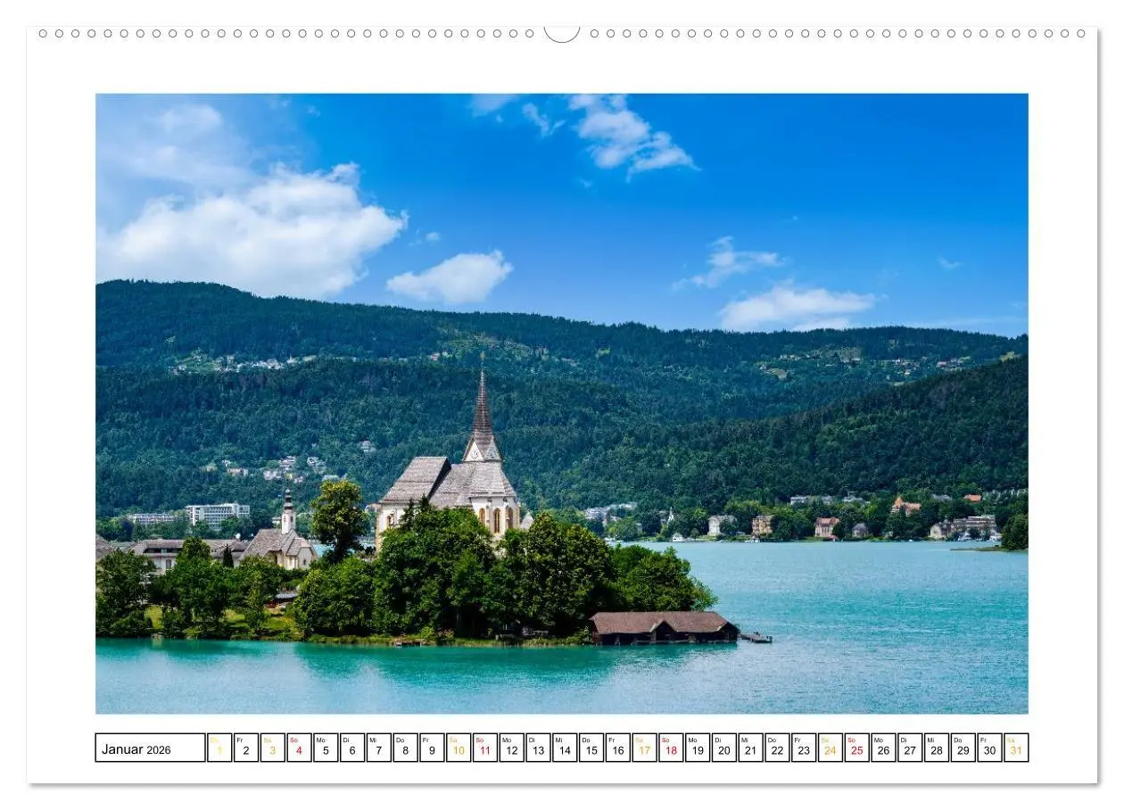 Bild: 9783516648423 | Rund um den Wörthersee in Österreich (Wandkalender 2026 DIN A2...