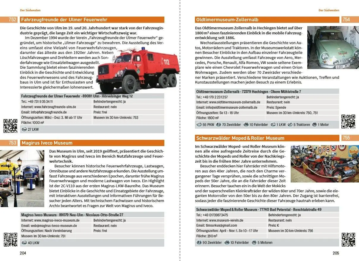 Bild: 9783613048423 | Museumstouren | Mehr als 350 der besten Oldtimer-Museen in Deutschland