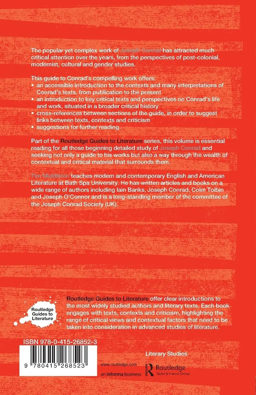 Rückseite: 9780415268523 | Joseph Conrad | Tim Middleton | Taschenbuch | Englisch | 2006