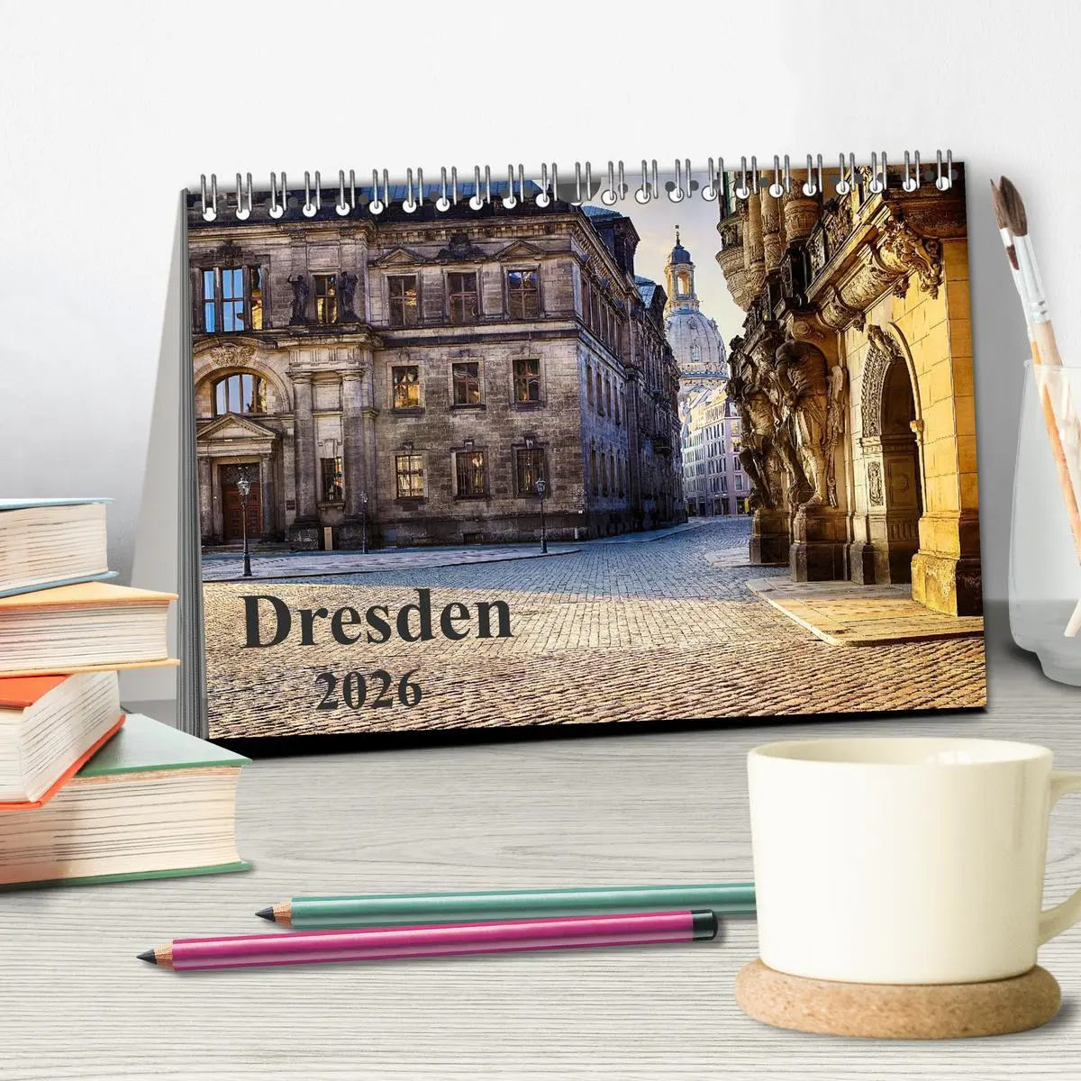 Bild: 9783457928523 | Dresden 2026 (Tischkalender 2026 DIN A5 quer), CALVENDO Monatskalender