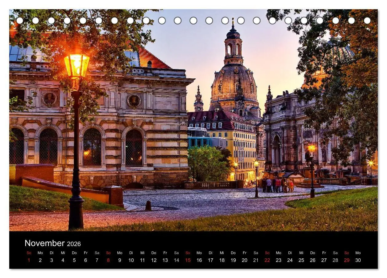 Bild: 9783457928523 | Dresden 2026 (Tischkalender 2026 DIN A5 quer), CALVENDO Monatskalender