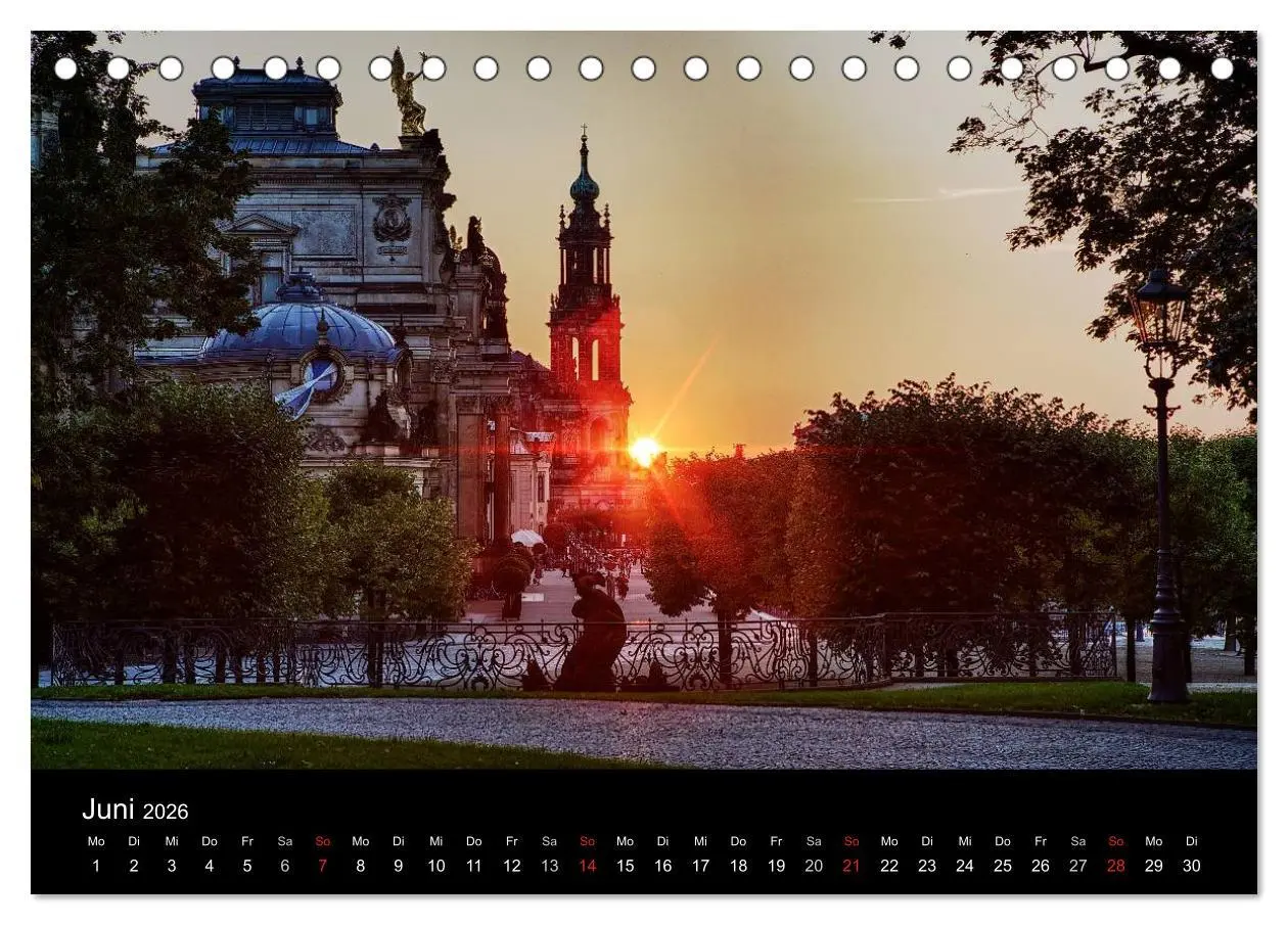 Bild: 9783457928523 | Dresden 2026 (Tischkalender 2026 DIN A5 quer), CALVENDO Monatskalender
