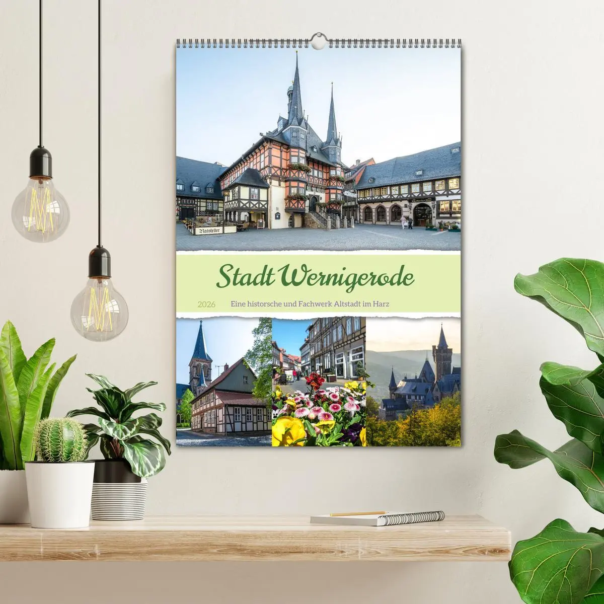 Bild: 9783516328523 | Stadt Wernigerode (Wandkalender 2026 DIN A2 hoch), CALVENDO...
