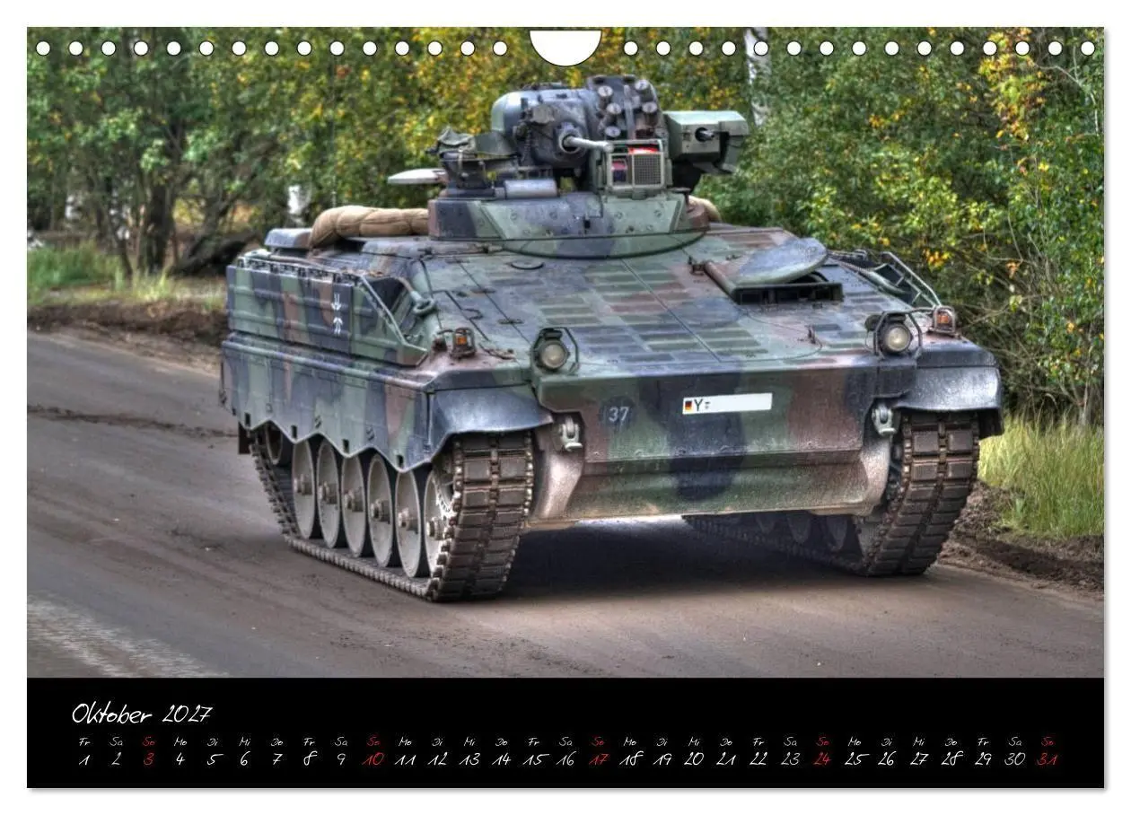 Bild: 9783594238523 | Schützenpanzer Marder (Wandkalender 2027 DIN A4 quer), CALVENDO...