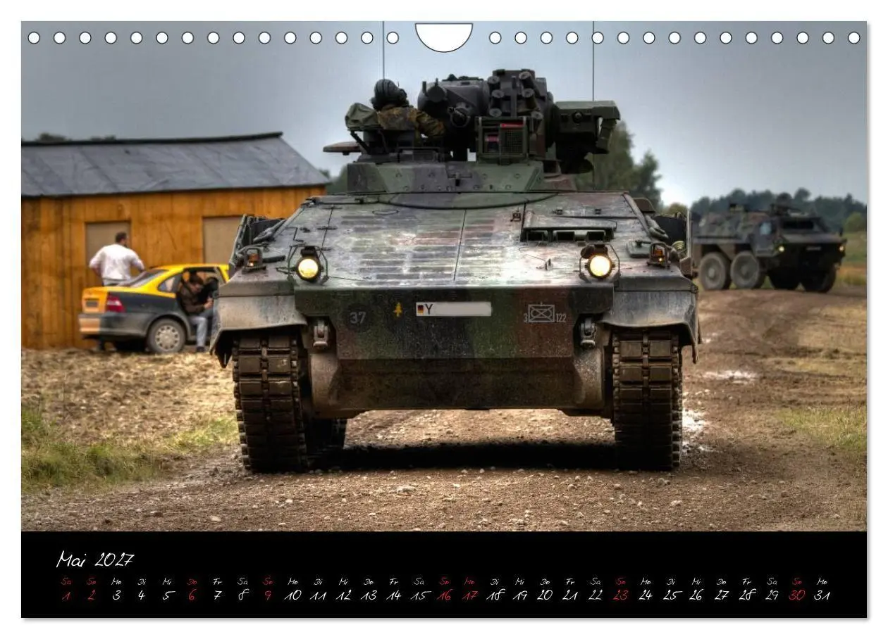 Bild: 9783594238523 | Schützenpanzer Marder (Wandkalender 2027 DIN A4 quer), CALVENDO...