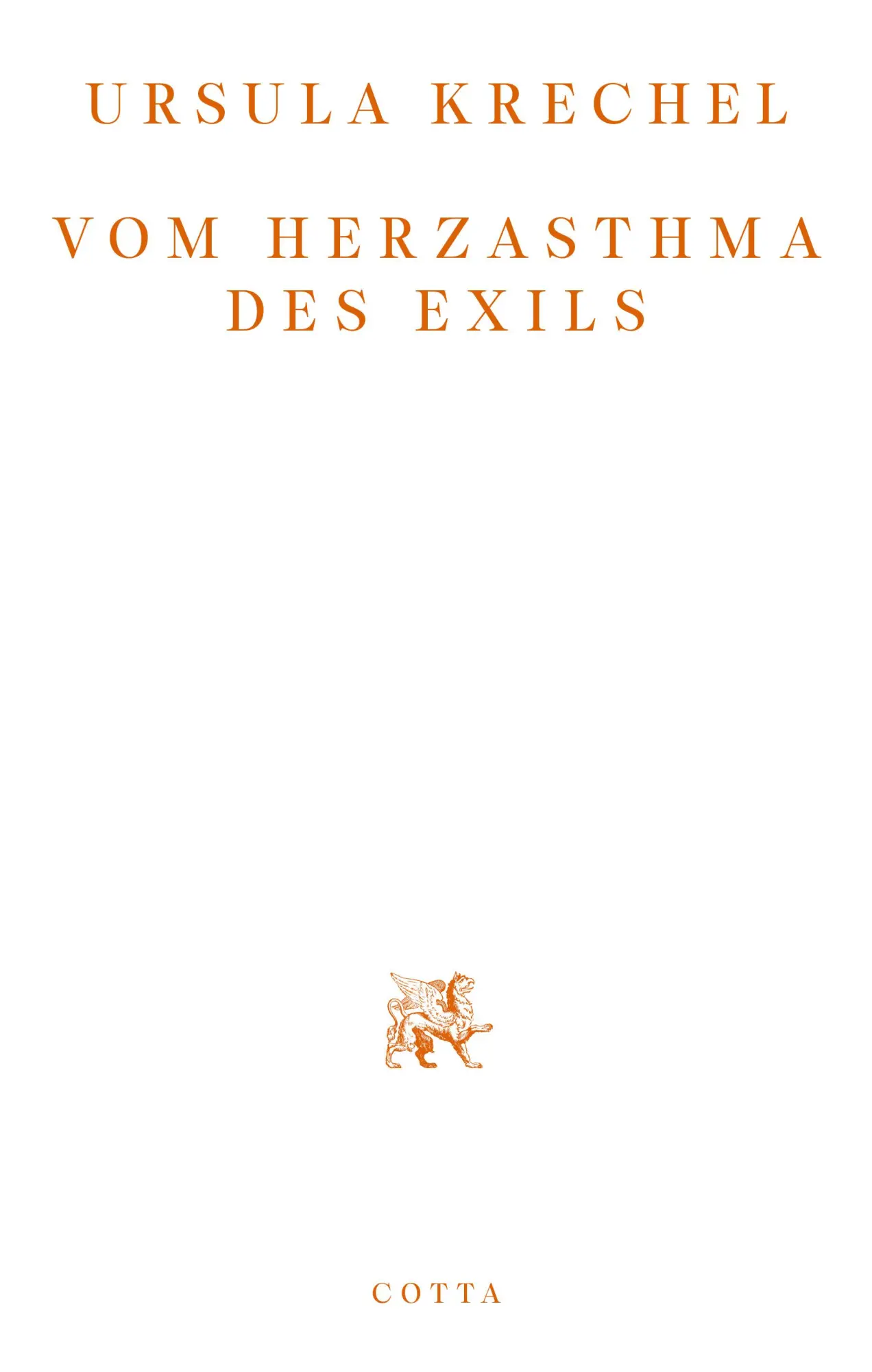 Cover: 9783768198523 | Vom Herzasthma des Exils | Ursula Krechel | Taschenbuch | 176 S.