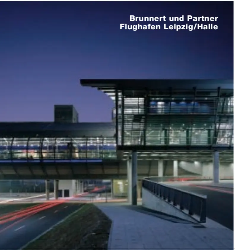 Cover: 9783930698523 | Brunnert und Partner, Flughafen Leipzig/Halle | Dtsch.-Engl. | Buch