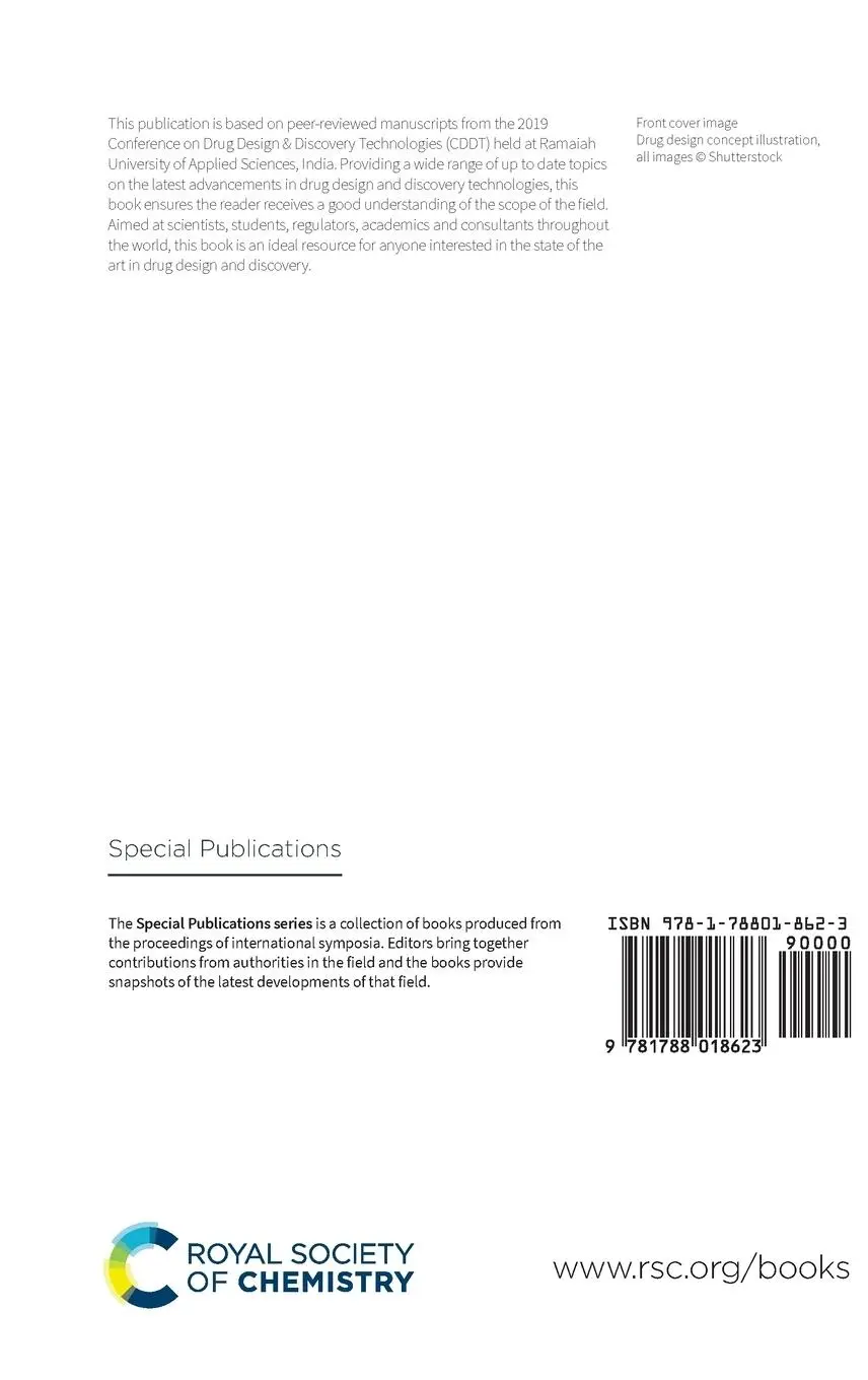 Rückseite: 9781788018623 | Conference on Drug Design and Discovery Technologies | Buch | Gebunden